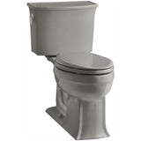 Archer Comfort Height 2-Piece 1.28 GPF Single Flush Elongated Toilet with AquaPiston Flushing Technology in Almond - Super Arbor
