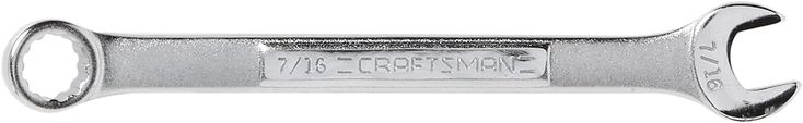 Craftsman 7/16 in. SAE Combination Wrench - 12 Point, 5.8 in. Length