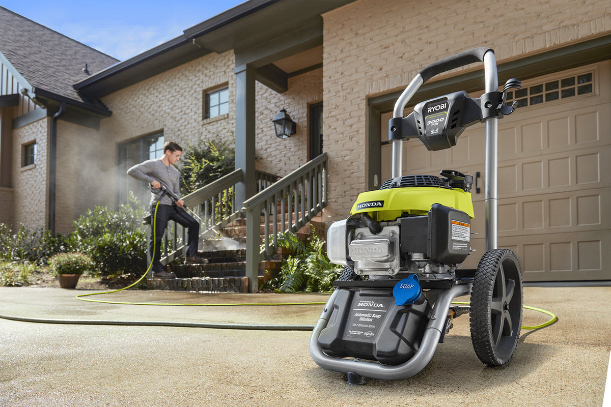 RYOBI 3000 PSI 2.3 GPM Honda Gas Pressure Washer (RY803001)