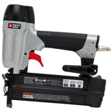 15-Gauge Pneumatic 2-1/2 in. Angled Finish Nailer Kit with Bonus 18-Gauge Brad Nailer Kit - Super Arbor