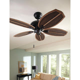 Palm Beach II 48 in. Indoor/Outdoor Natural Iron Ceiling Fan