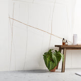 Minera Sahara Blanco White 24x48 Polished Porcelain Tile - Lux Tile