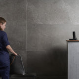 Lux Tile New Rock Fossil Dark Gray 24x48 Matte Porcelain Tile