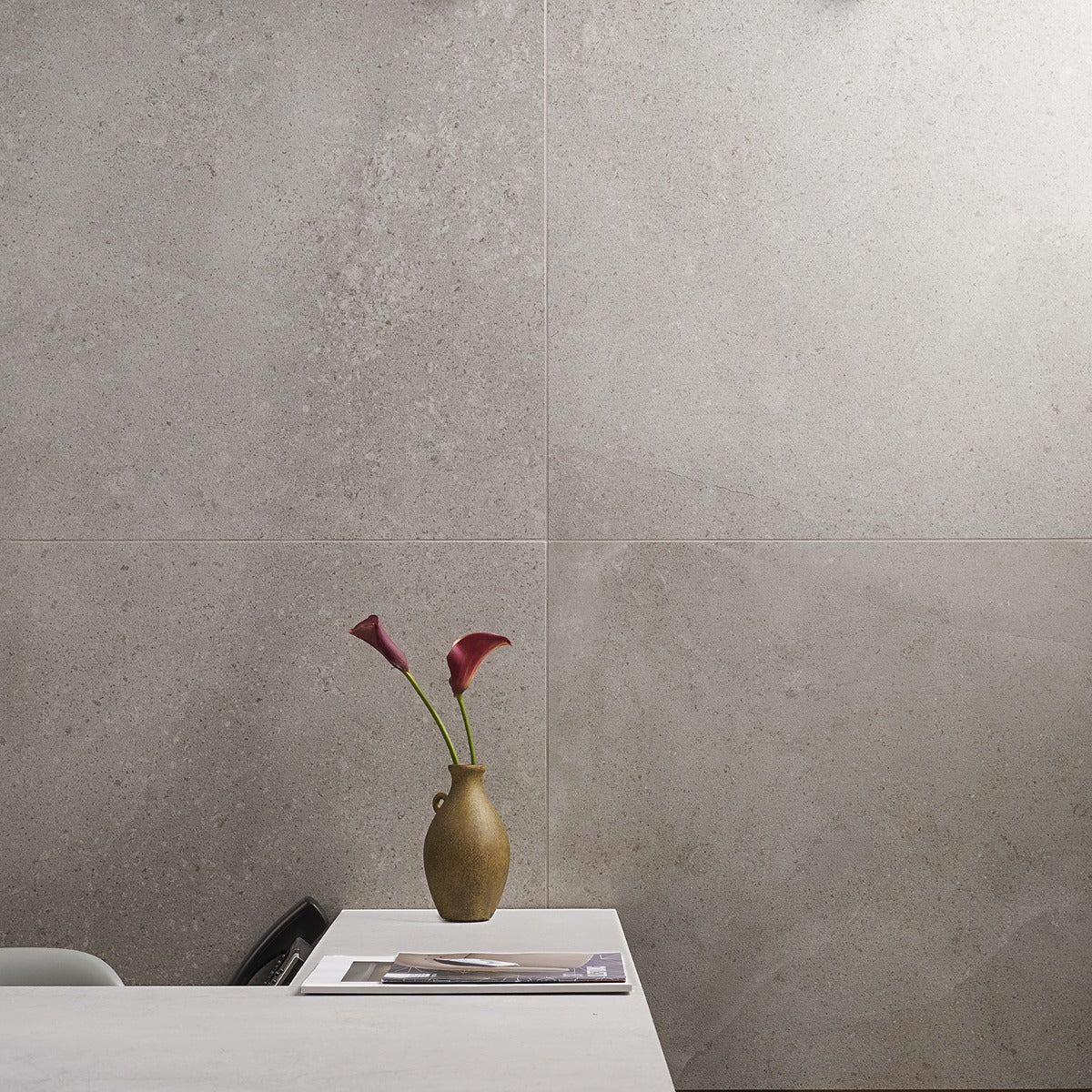 Tilebar New Rock Fumo Light Gray 24x24 Matte Porcelain Tile