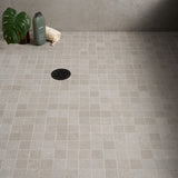 Lux Tile New Rock Fumo Light Gray 2x2 Matte Porcelain Mosaic Tile
