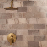 Parma Brick Taupe 4x8 Matte Ceramic Subway Tile - Lux Tile