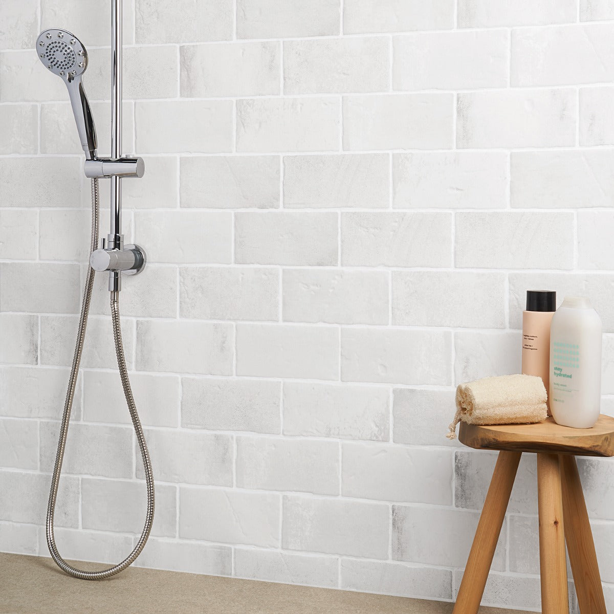 Tilebar Parma Brick White 4x8 Matte Ceramic Subway Tile