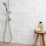 Tilebar Parma Brick White 4x8 Matte Ceramic Subway Tile