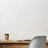 Lux Tile Wabi Sabi Snow White 1.5x9 Glossy Ceramic Tile
