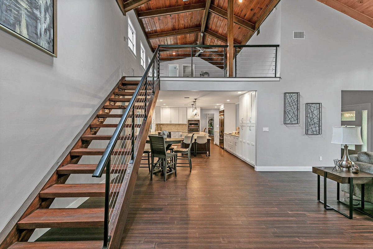 Cali Bamboo Fossilized 3.75-in Bordeaux Distressed Solid Bamboo Hardwood Flooring, 7/16-in T x 36-in L (22.69-sq ft/Carton)