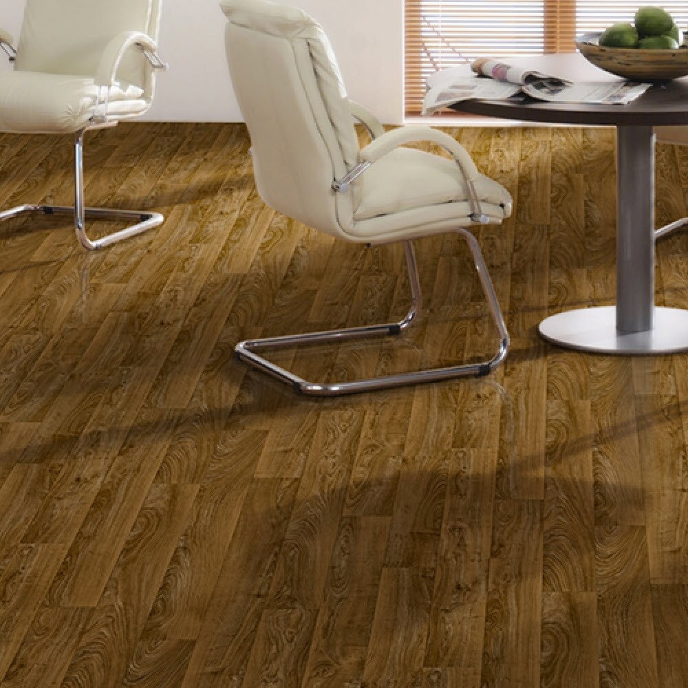 Congoleum AirStep Plus Woodland Maple Sugar Sheet Vinyl Sample – Cut-to-Length, 13-mil Wear Layer
