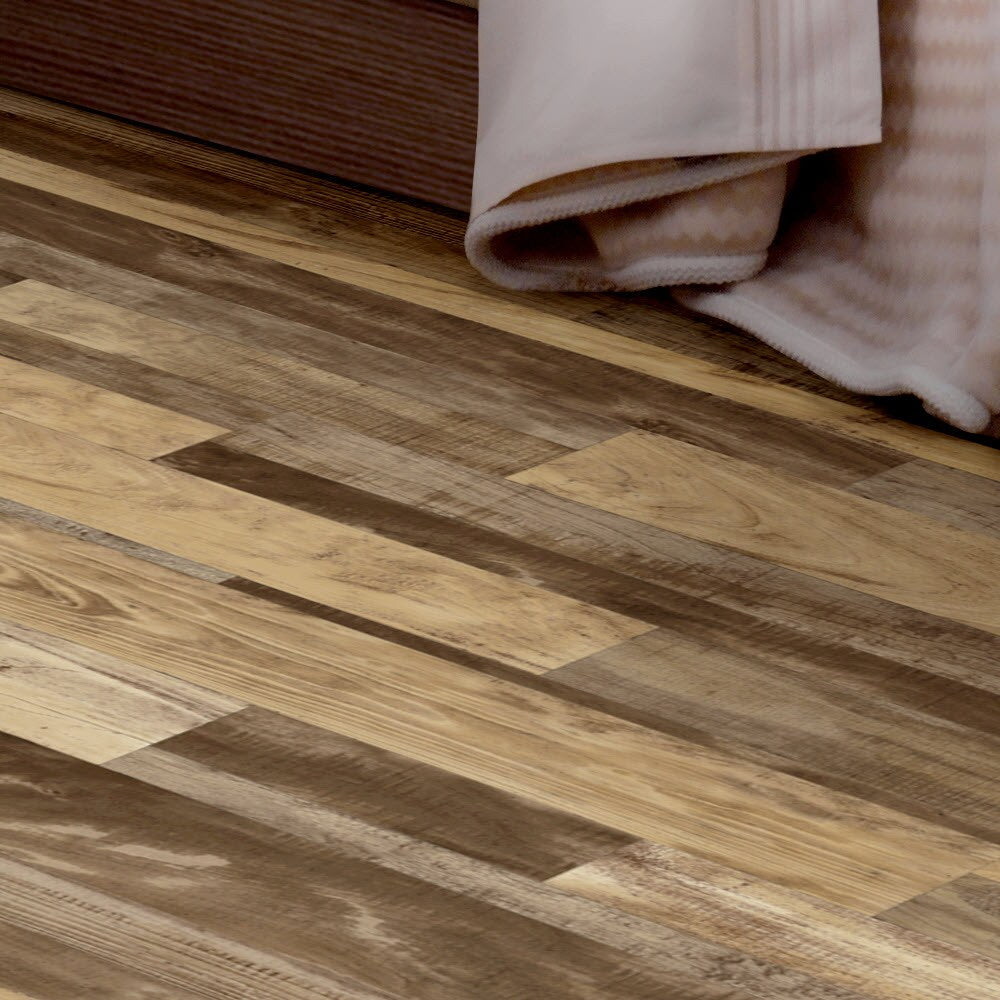 Congoleum AirStep Advantage Curious 12-ft W Cut-to-Length Wood Look Low-Gloss Sheet Vinyl Flooring