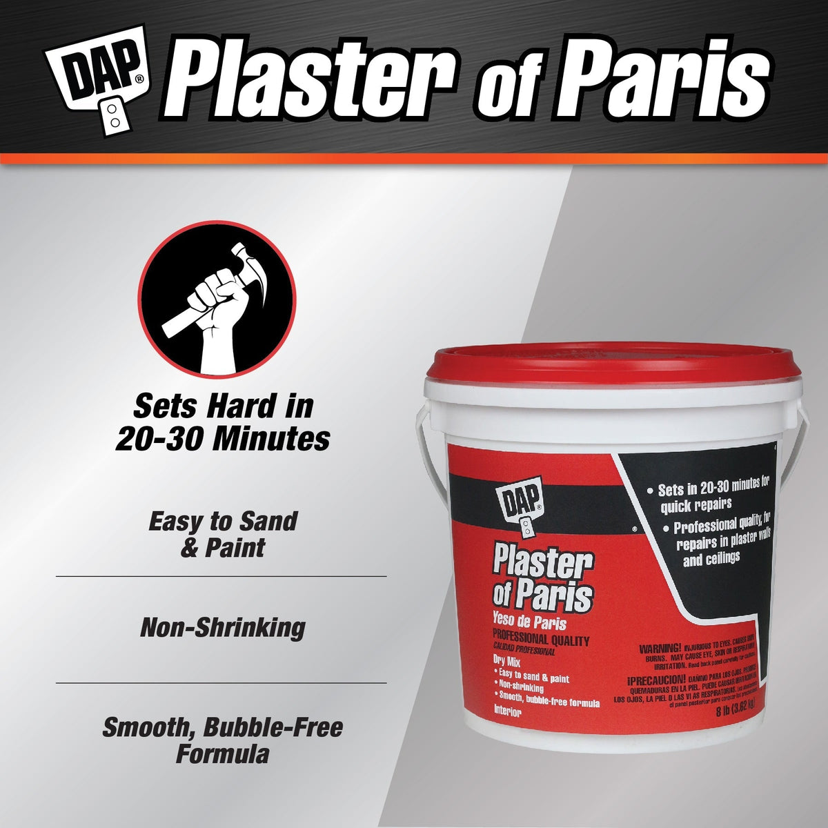 DAP 8-lb 30-Minutes Set Time Plaster Of Paris Drywall Joint Compound