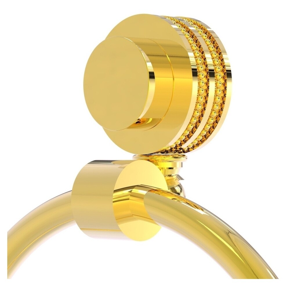 Allied Brass Venus Polished Brass Wall Mount Towel Ring