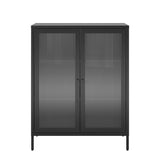 Ameriwood Home Ashbury Heights 31.5-in W x 39.96-in H Steel Black Freestanding Utility Storage Cabinet