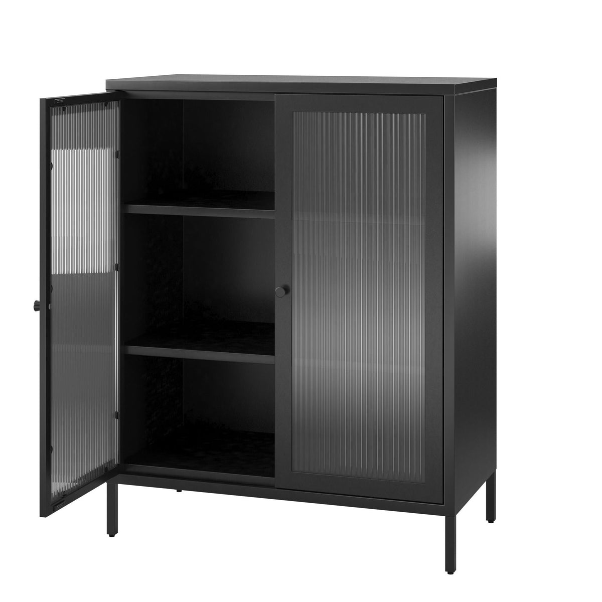 Ameriwood Home Ashbury Heights 31.5-in W x 39.96-in H Steel Black Freestanding Utility Storage Cabinet