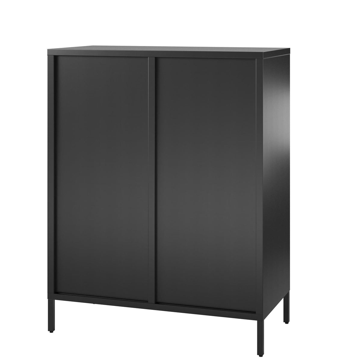 Ameriwood Home Ashbury Heights 31.5-in W x 39.96-in H Steel Black Freestanding Utility Storage Cabinet