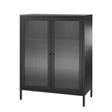Ameriwood Home Ashbury Heights 31.5-in W x 39.96-in H Steel Black Freestanding Utility Storage Cabinet