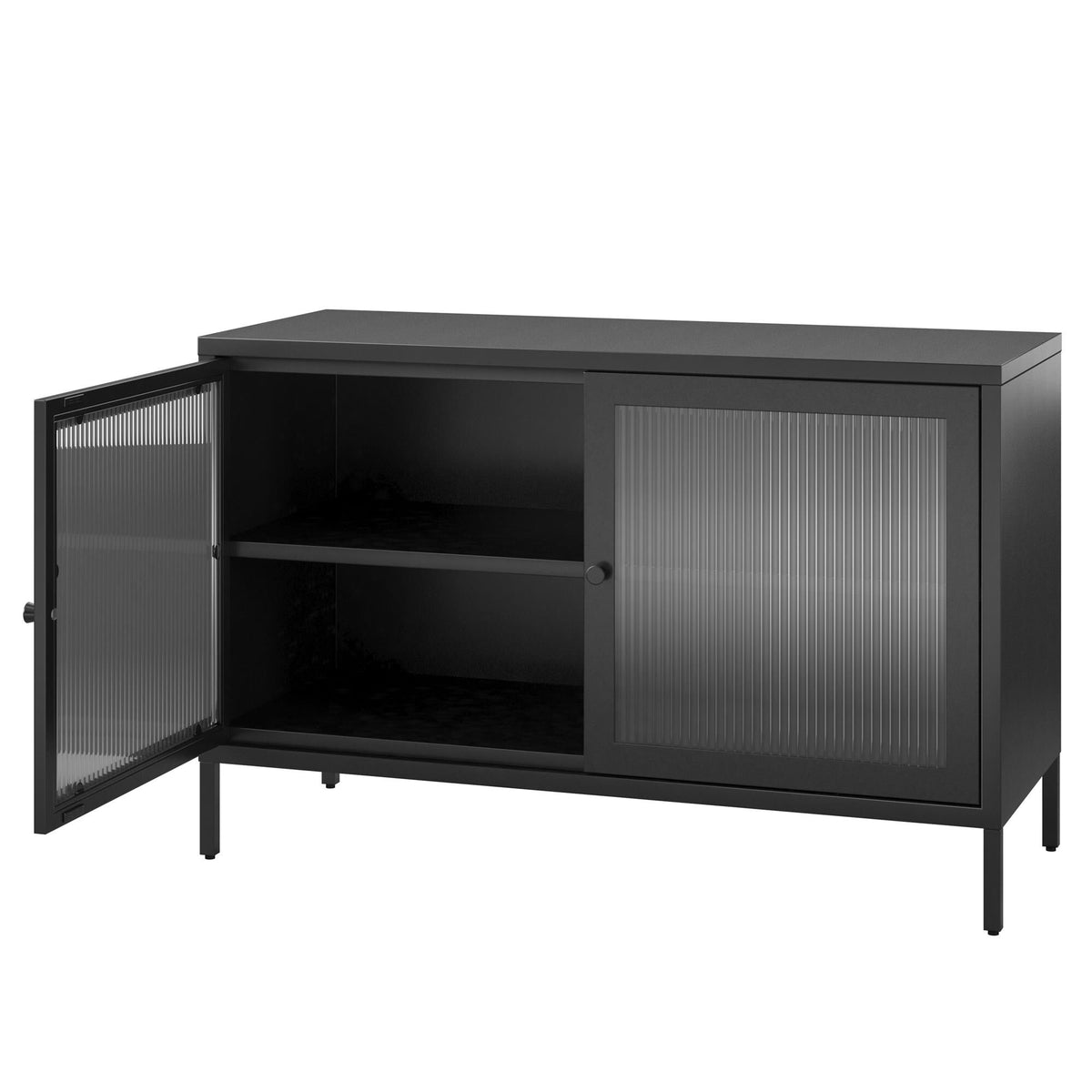 Ameriwood Home Ashbury Heights 39.37-in W x 25.2-in H Steel Black Freestanding Utility Storage Cabinet
