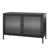 Ameriwood Home Ashbury Heights 39.37-in W x 25.2-in H Steel Black Freestanding Utility Storage Cabinet