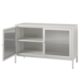 Ameriwood Home Ashbury Heights 39.37-in W x 25.2-in H Steel White Freestanding Utility Storage Cabinet