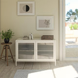 Ameriwood Home Ashbury Heights 39.37-in W x 25.2-in H Steel White Freestanding Utility Storage Cabinet