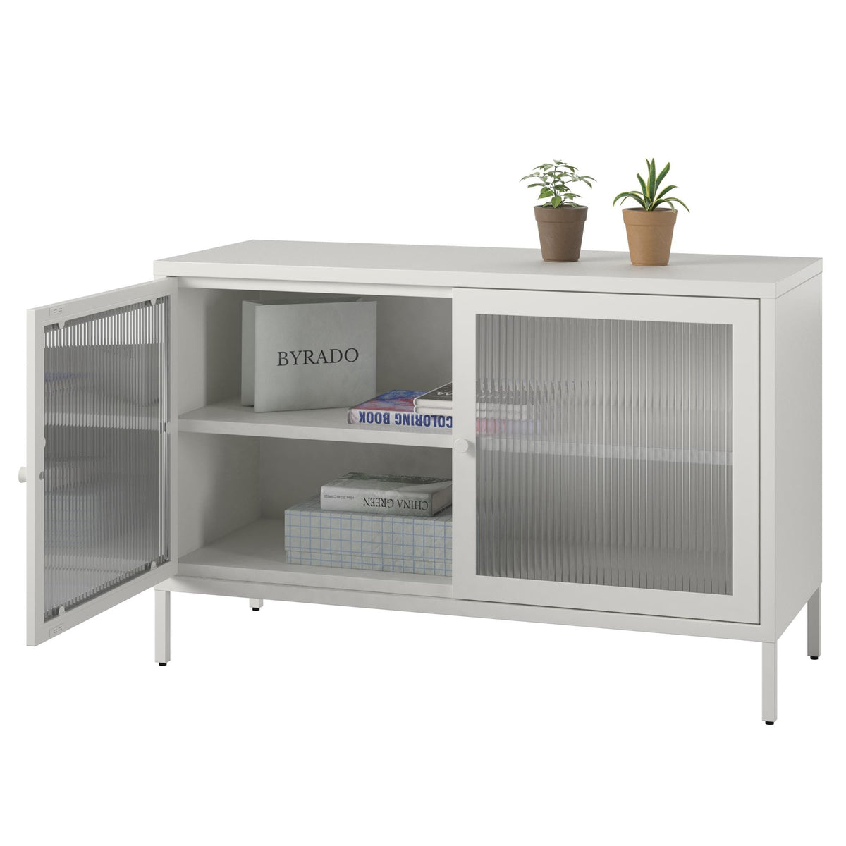 Ameriwood Home Ashbury Heights 39.37-in W x 25.2-in H Steel White Freestanding Utility Storage Cabinet