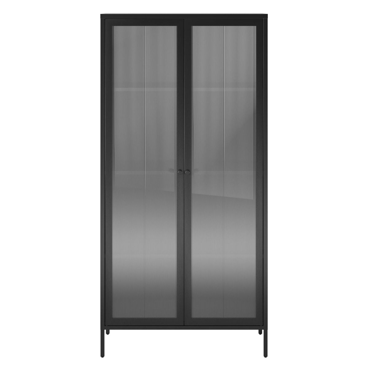 Ameriwood Home Ashbury Heights 35.38-in W x 72.83-in H Steel Black Freestanding Utility Storage Cabinet