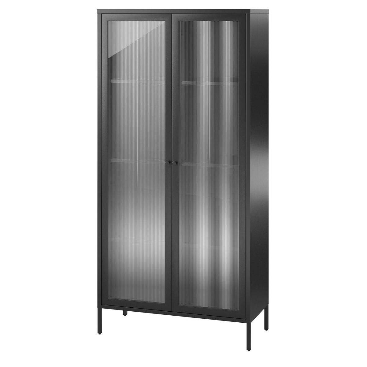 Ameriwood Home Ashbury Heights 35.38-in W x 72.83-in H Steel Black Freestanding Utility Storage Cabinet
