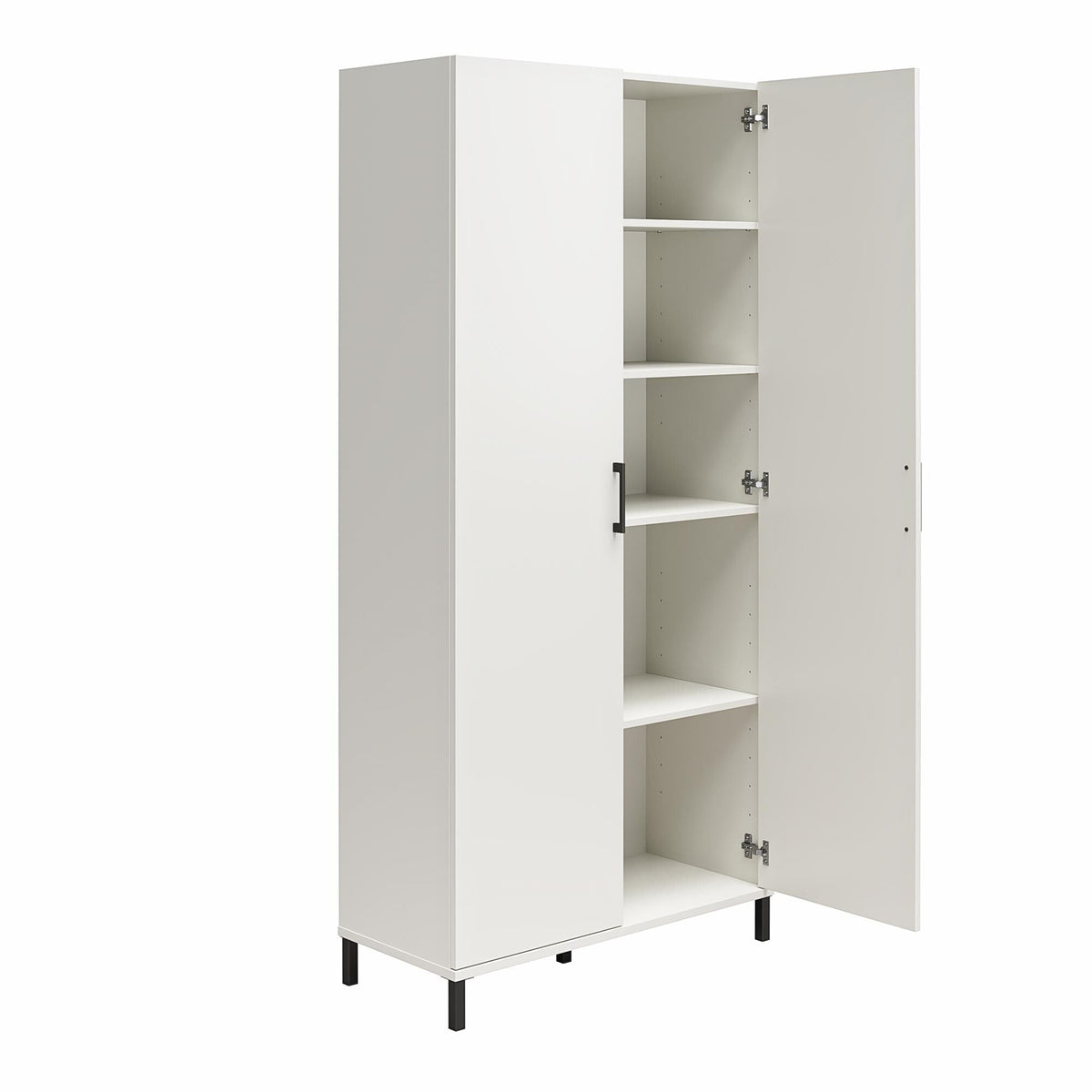 Ameriwood Home Versa 23.7-in W x 75.2-in H Particleboard White Freestanding Utility Storage Cabinet