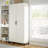 Ameriwood Home Versa 23.7-in W x 75.2-in H Particleboard White Freestanding Utility Storage Cabinet
