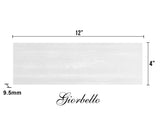 Giorbello (Sample) Spazio Lazer White/Matte 4-in x 12-in Matte Porcelain Floor and Wall Tile