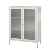 Ameriwood Home Ashbury Heights 31.5-in W x 39.96-in H Steel White Freestanding Utility Storage Cabinet
