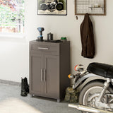 Ameriwood Home Camberly 23.46-in W x 39.2-in H Particleboard Graphite Grey Freestanding Utility Storage Cabinet