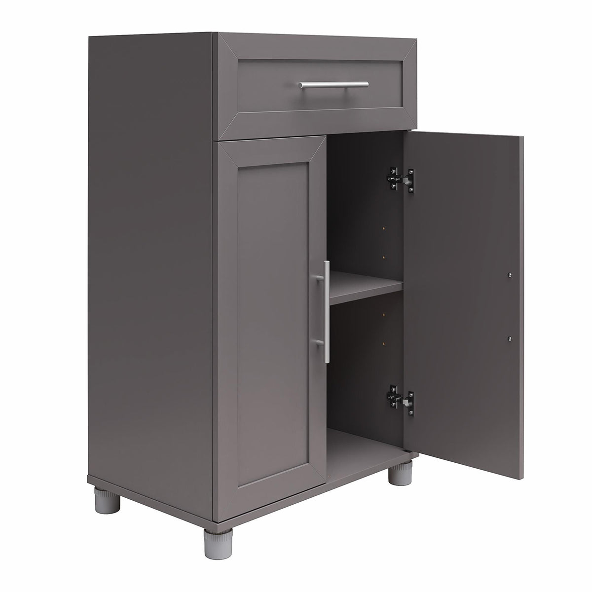 Ameriwood Home Camberly 23.46-in W x 39.2-in H Particleboard Graphite Grey Freestanding Utility Storage Cabinet
