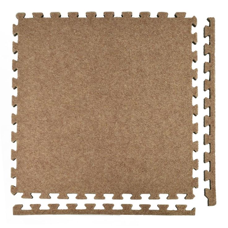 Greatmats Royal Carpet Charcoal Velour Plush 2 ft. x 2 ft. x 5/8 in. Interlocking Carpet Tile 96.875 sq. ft. (25 Tiles/Case)