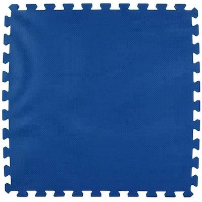 Greatmats Economy 40-Pack 24-in x 24-in Blue Foam Tile Multipurpose Flooring
