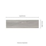 MSI Brooksdale Birch 9.84 in. x 39.37 in. Matte Porcelain Floor and Wall Tile (13.89 sq. ft. / case)