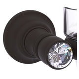 Allied Brass Carolina Crystal Oil Rubbed Bronze Brass Bath Accessory Set