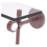 Allied Brass Clearview Antique Copper 2-Tier Brass Wall Mount Bathroom Shelf, 16 x 9.2 x 5 in.