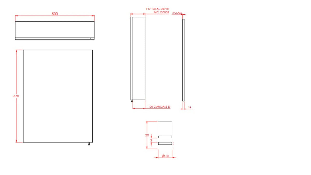 Croydex 20-in x 26-in Surface Mount Polished Stainless Steel Mirrored Medicine Cabinet