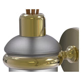 Allied Brass Prestige Skyline Unlacquered Brass Wall-Mounted Reed Diffuser Holder, 2-Piece Set