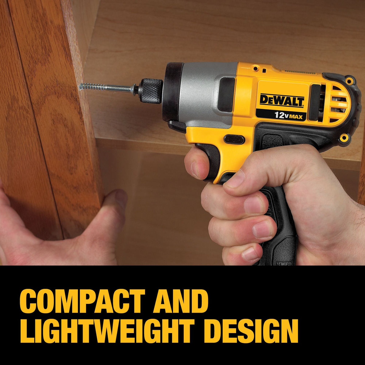 DEWALT 12-Volt MAX Variable Speed Cordless Impact Driver Kit with 2 Batteries, Charger & Bag (DCF815S2)