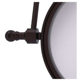 Allied Brass Retro Dot 7-in x 8-in Antique Bronze Double-Sided Magnifying Wall-Mounted Vanity Mirror