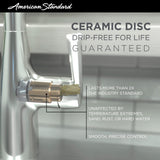 American Standard Pekoe Stainless Steel 1-Handle Deck-Mount Pre-Rinse Kitchen Faucet, 21.5-in Height