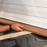 Trex Black Under Deck Ceiling Wall Flashing
