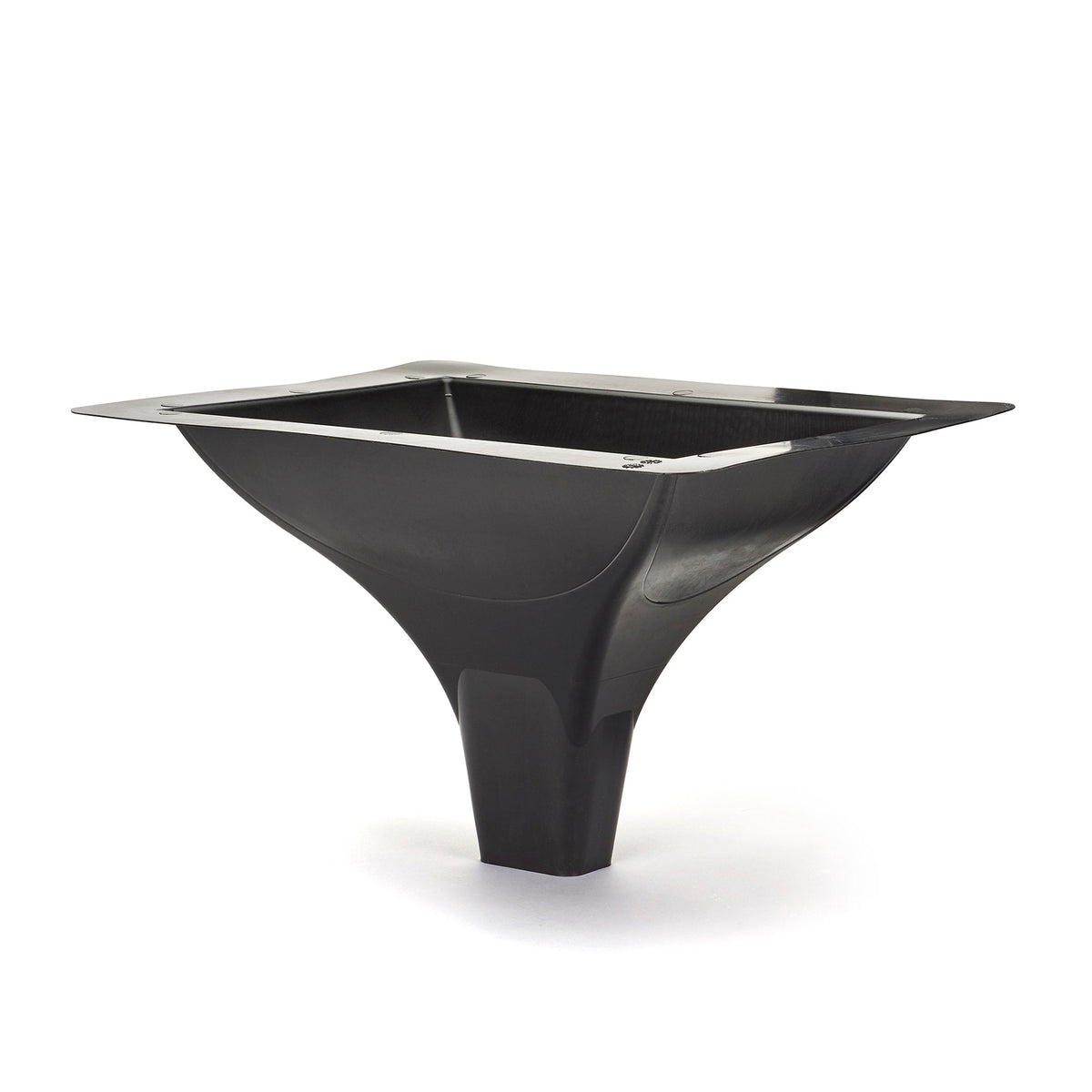 Trex RainEscape 16-in x 12-in Black Under Deck Ceiling Downspout