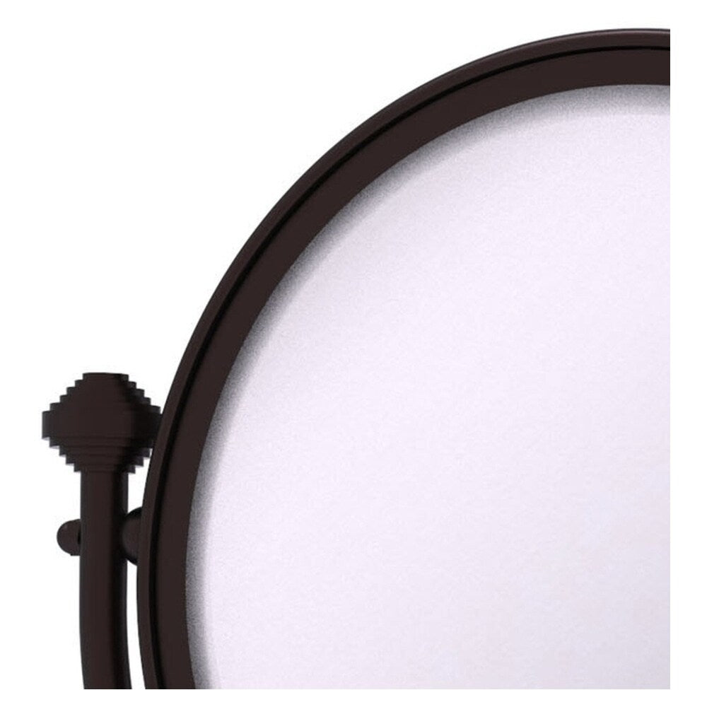 Allied Brass Southbeach 8-in x 16-in Antique Brass Double-Sided Magnifying Wall-Mounted Vanity Mirror