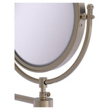 Allied Brass Soho 8-in x 15-in Antique Pewter Double-Sided Magnifying Wall-Mounted Vanity Mirror