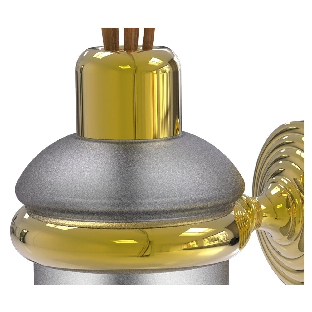 Allied Brass Waverly Place Polished Brass Wall-Mounted Reed Diffuser Holder Set, 2-Piece